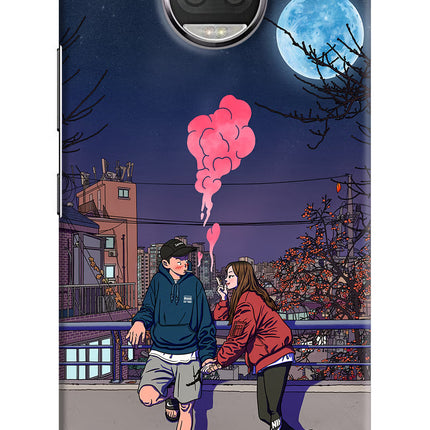 Chilling Couple Moto G5S plus Hard Case Back Cover by Casekaro