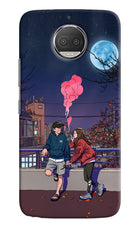Chilling Couple Moto G5S plus Hard Case Back Cover by Casekaro