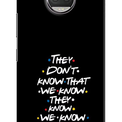 FRIENDS Dialogue Moto G5S plus Hard Case Back Cover by Casekaro