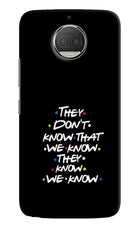 FRIENDS Dialogue Moto G5S plus Hard Case Back Cover by Casekaro