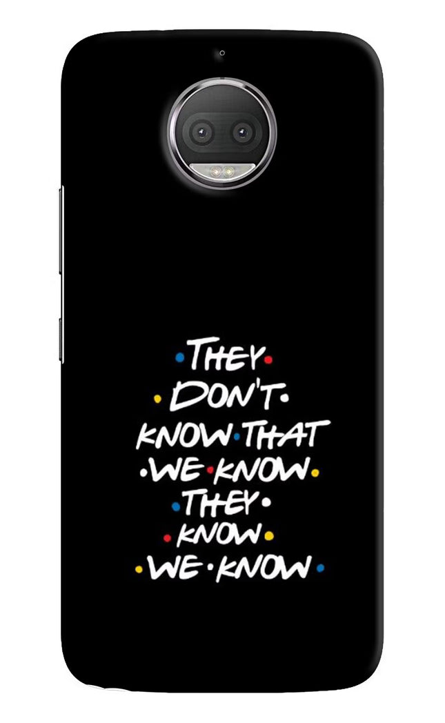 FRIENDS Dialogue Moto G5S plus Hard Case Back Cover by Casekaro
