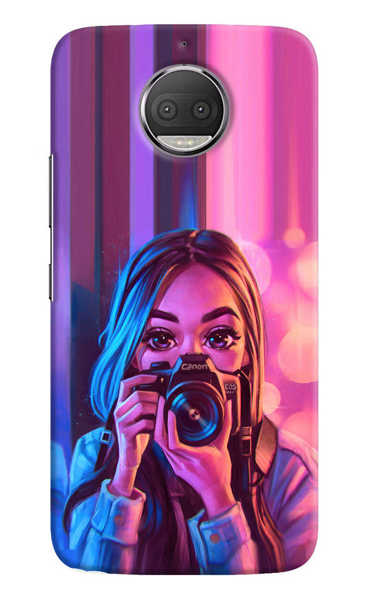 Girl Photographer Moto G5S plus Hard Case Back Cover by Casekaro