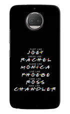 FRIENDS Character Moto G5S plus Hard Case Back Cover by Casekaro