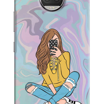 Selfie Girl Moto G5S plus Hard Case Back Cover by Casekaro