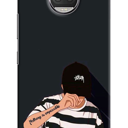 Aesthetic Boy Moto G5S plus Hard Case Back Cover by Casekaro