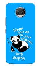 Keep Sleeping Moto G5S plus Hard Case Back Cover by Casekaro