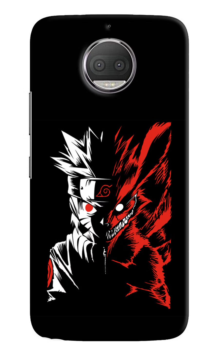 Naruto Two Face Moto G5S plus Back Cover, Hard case