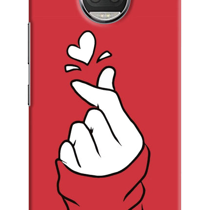 Korean Love Sign Moto G5S plus Hard Case Back Cover by Casekaro