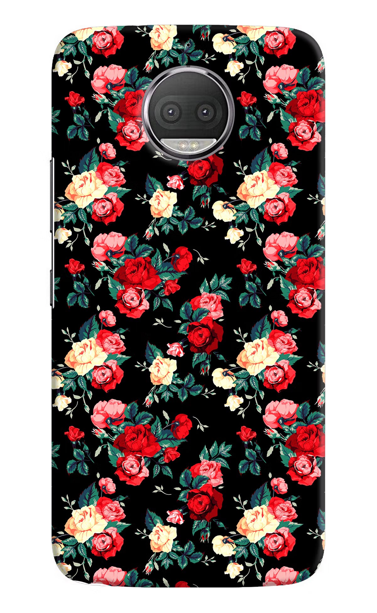 Rose Pattern Moto G5S plus Hard Case Back Cover by Casekaro
