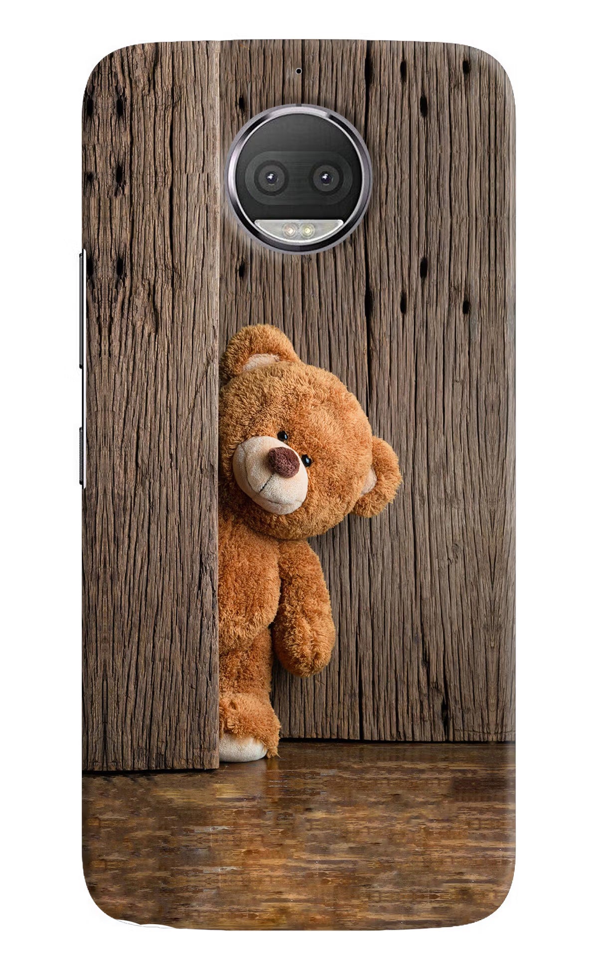 Teddy Wooden Moto G5S plus Hard Case Back Cover by Casekaro