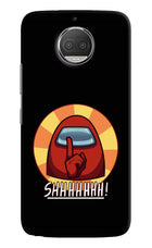 Among Us Shhh! Moto G5S plus Hard Case Back Cover by Casekaro