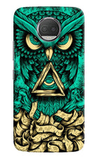 Green Owl Moto G5S plus Hard Case Back Cover by Casekaro