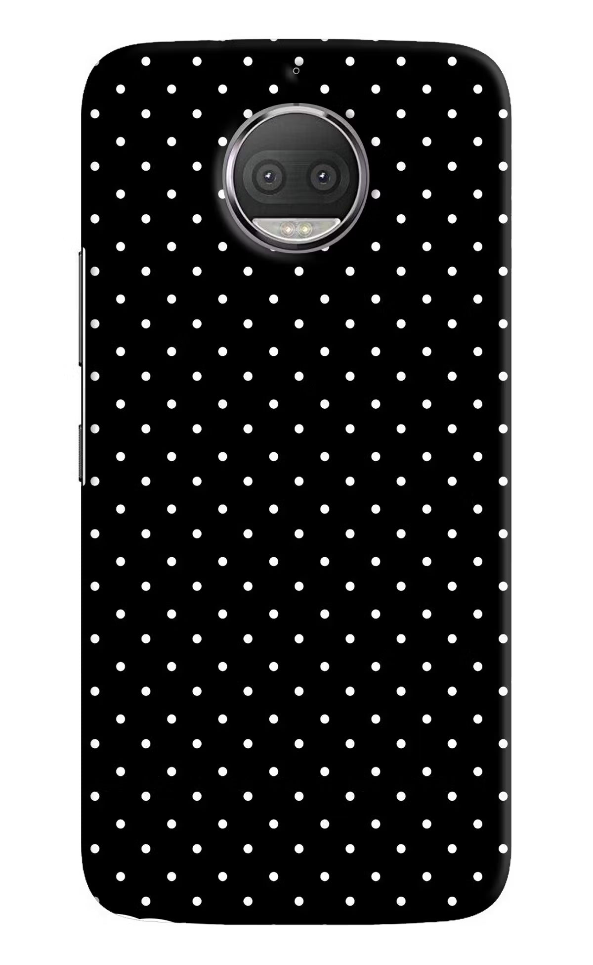 White Dots Moto G5S plus Hard Case Back Cover by Casekaro