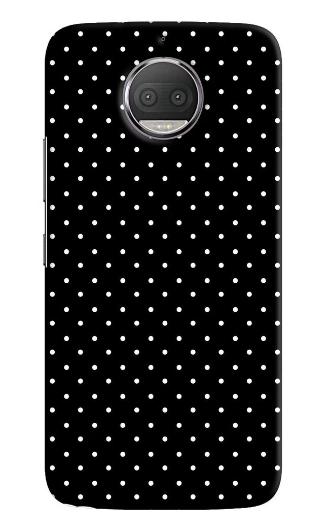White Dots Moto G5S plus Hard Case Back Cover by Casekaro