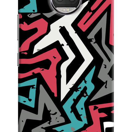 Geometric Graffiti Moto G5S plus Hard Case Back Cover by Casekaro