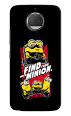 Find your inner Minion Moto G5S plus Hard Case Back Cover by Casekaro