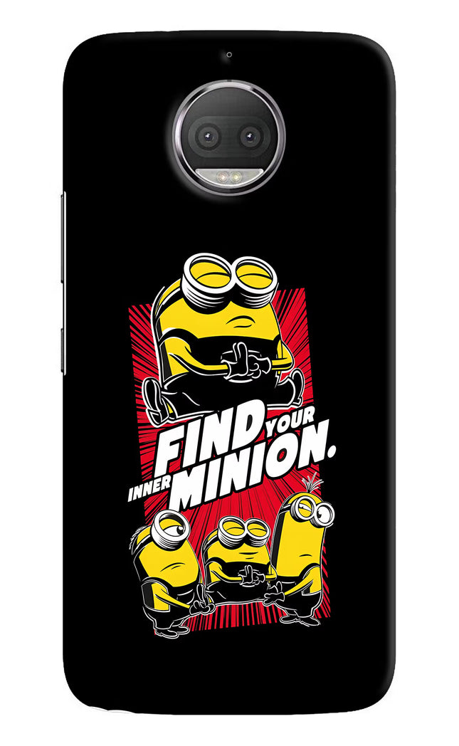 Find your inner Minion Moto G5S plus Hard Case Back Cover by Casekaro
