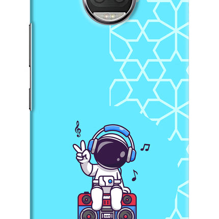 Cute Astronaut Chilling Moto G5S plus Hard Case Back Cover by Casekaro