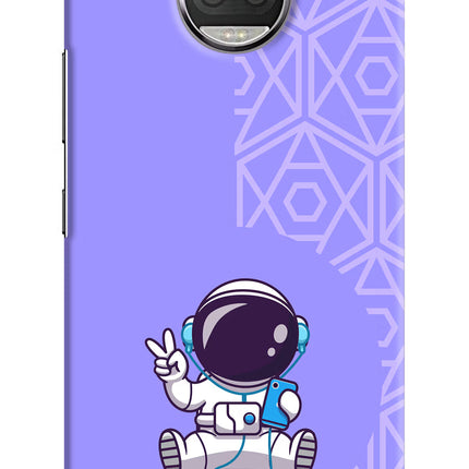 Cute Astronaut Chilling Moto G5S plus Hard Case Back Cover by Casekaro