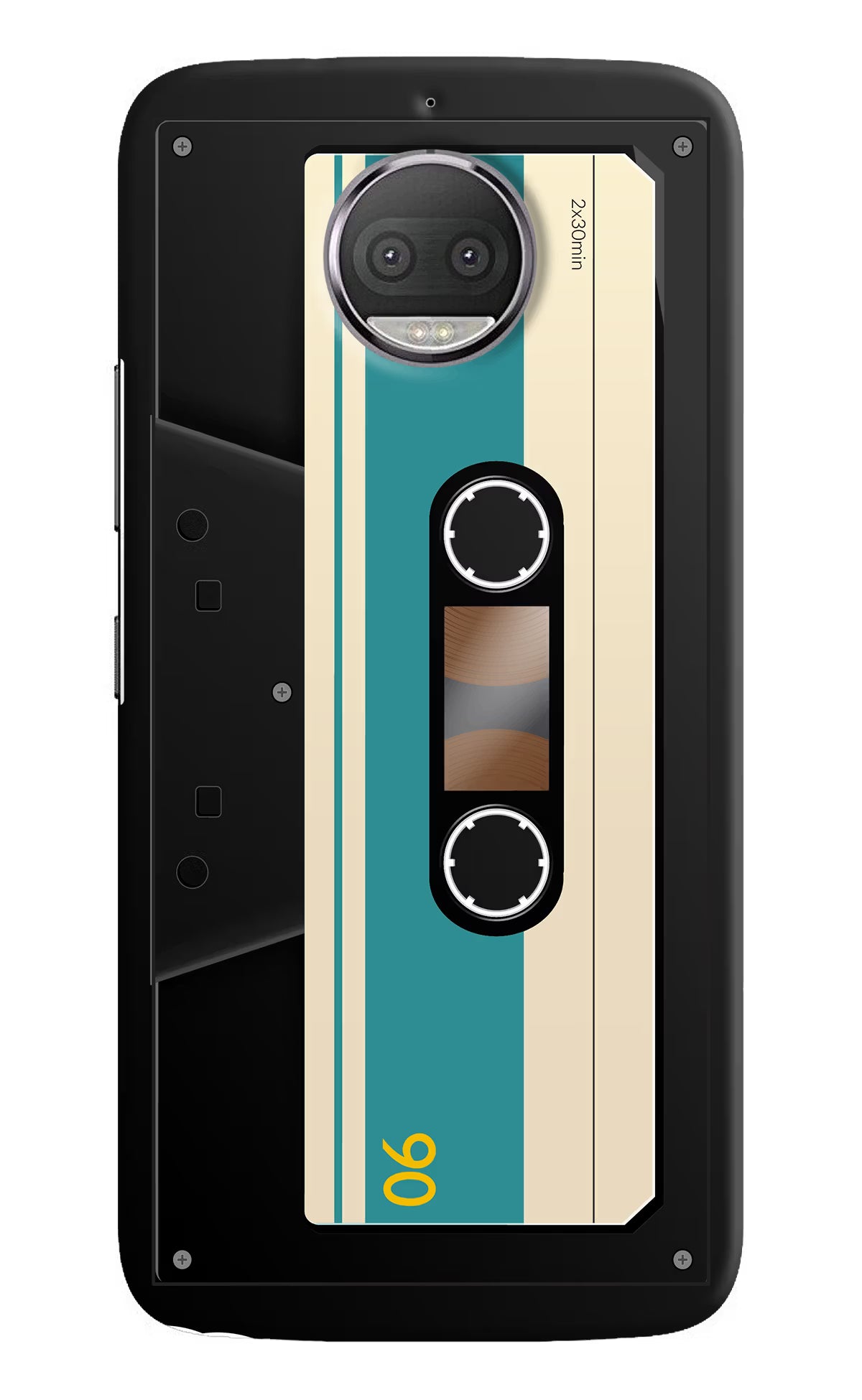 Cassette Moto G5S plus Hard Case Back Cover by Casekaro