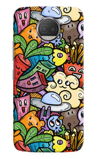 Veggie Doodle Moto G5S plus Hard Case Back Cover by Casekaro