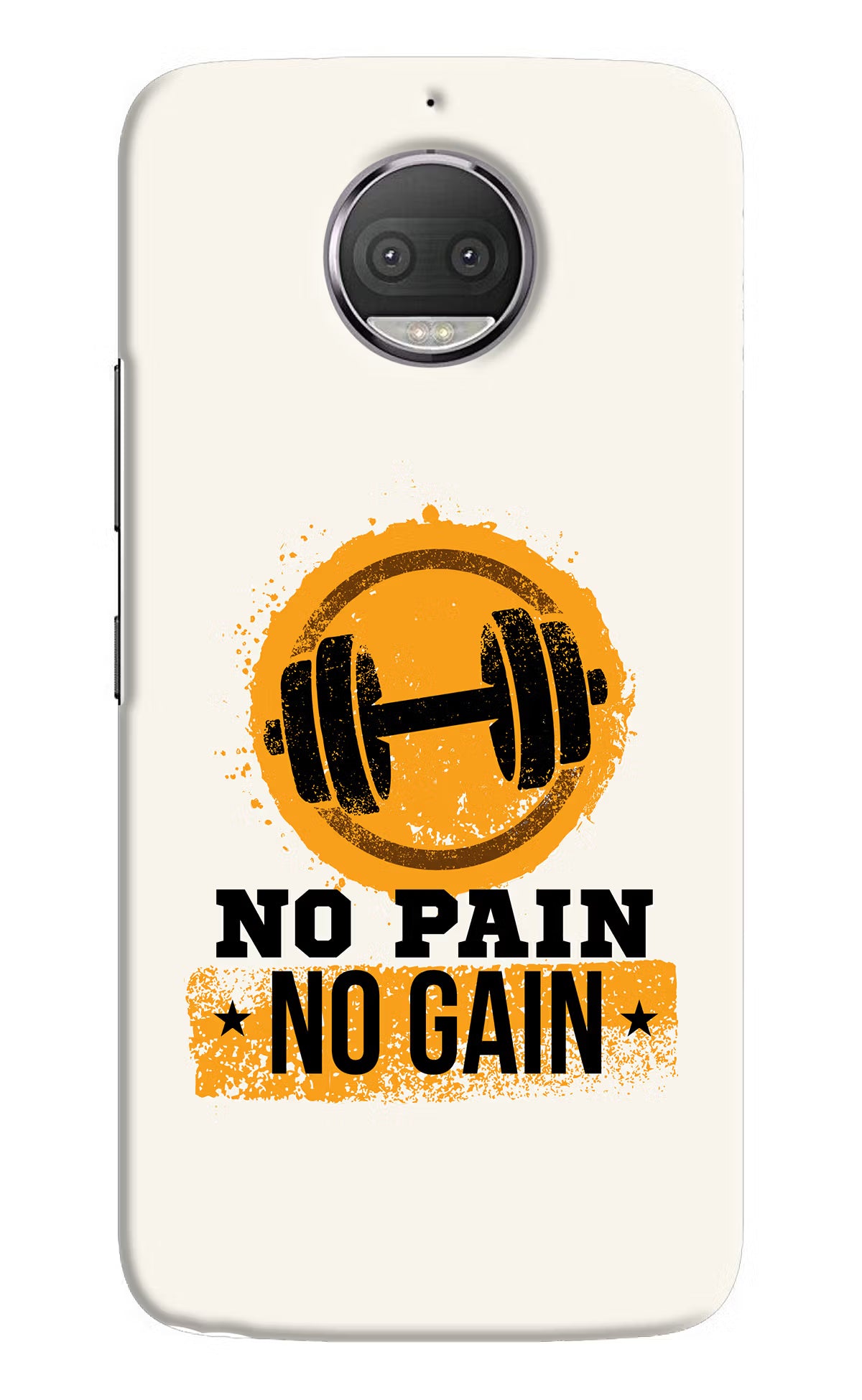 No Pain No Gain Moto G5S plus Hard Case Back Cover by Casekaro