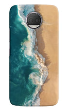 Ocean Beach Moto G5S plus Hard Case Back Cover by Casekaro