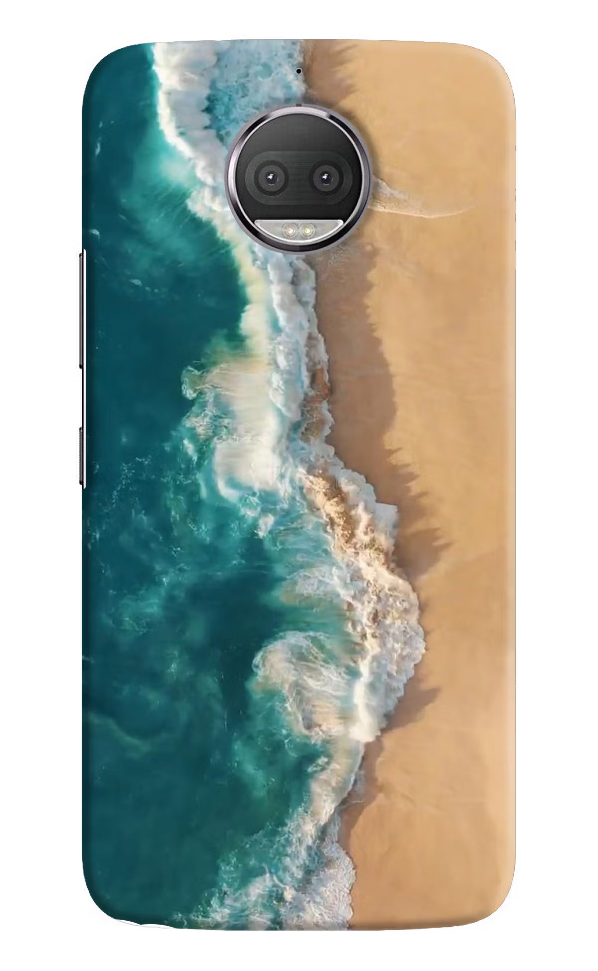 Ocean Beach Moto G5S plus Hard Case Back Cover by Casekaro