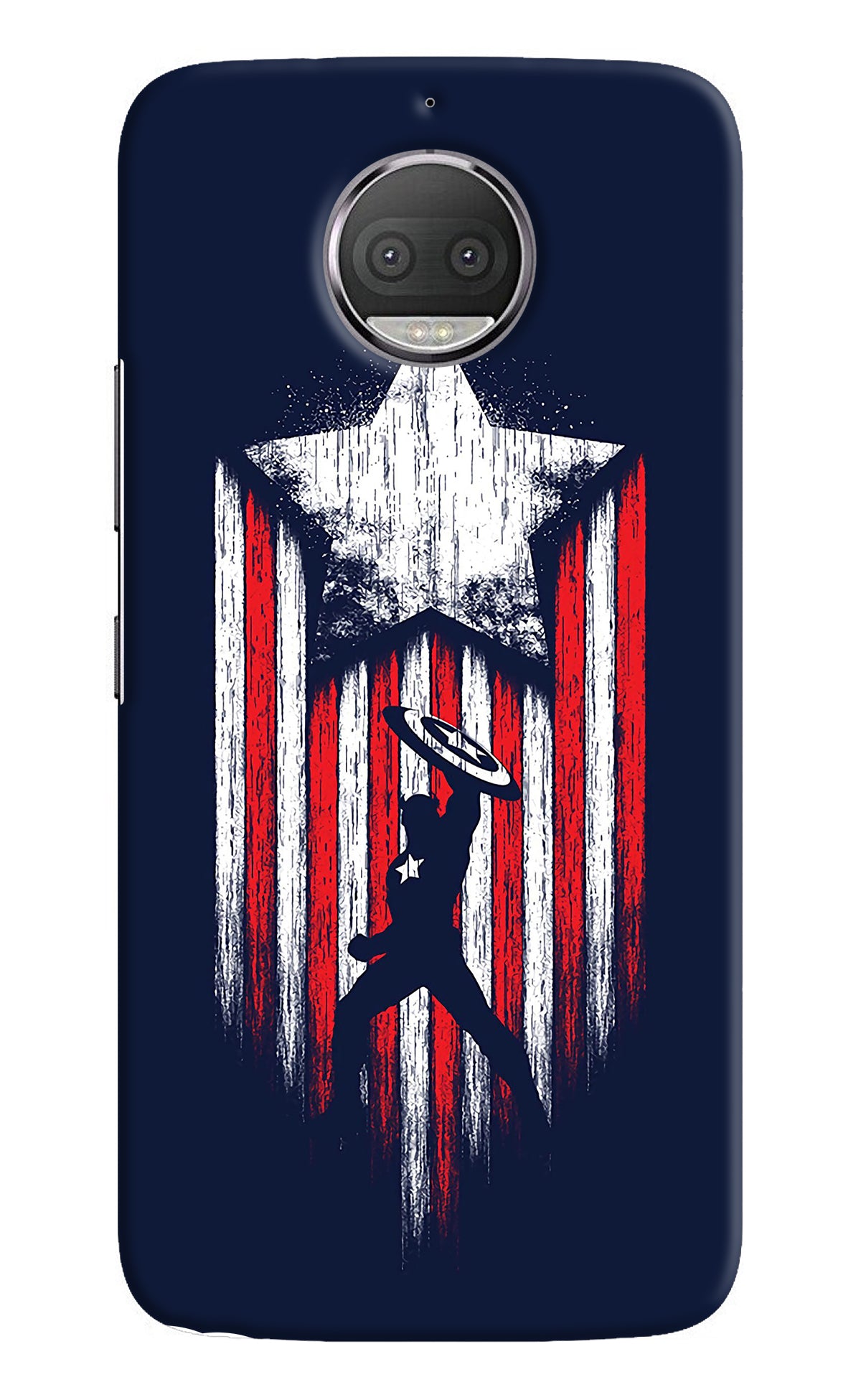 Captain America Marvel Art Moto G5S plus Back Cover