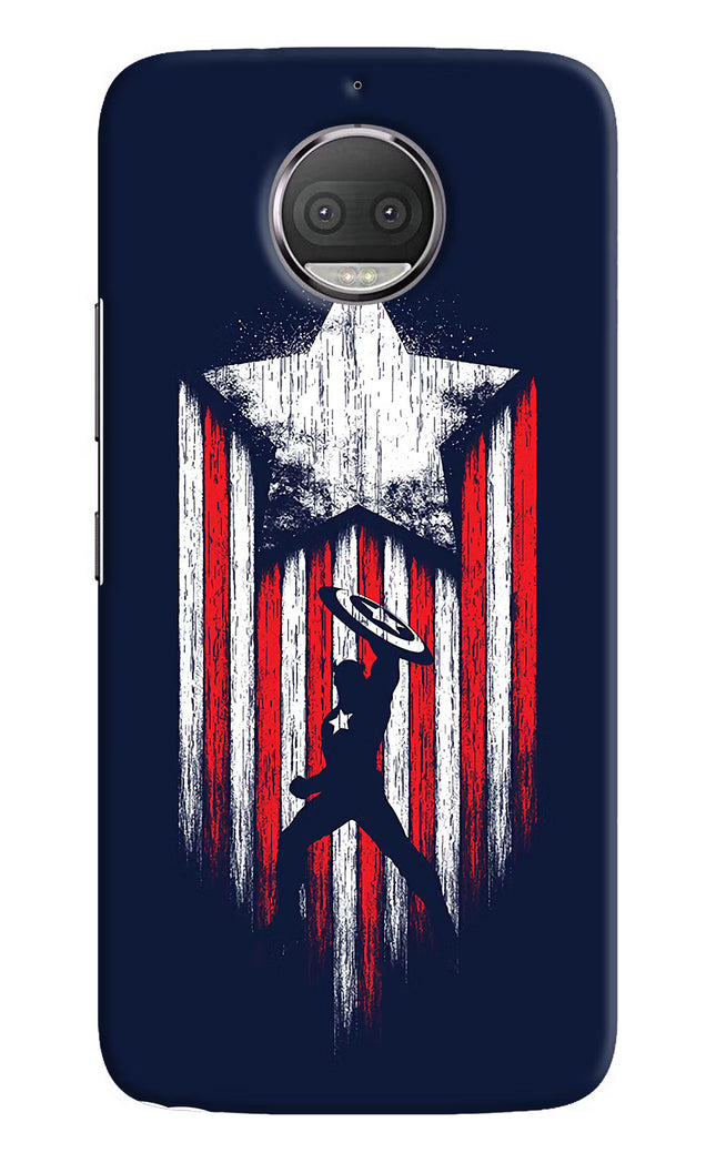 Captain America Marvel Art Moto G5S plus Hard Case Back Cover by Casekaro