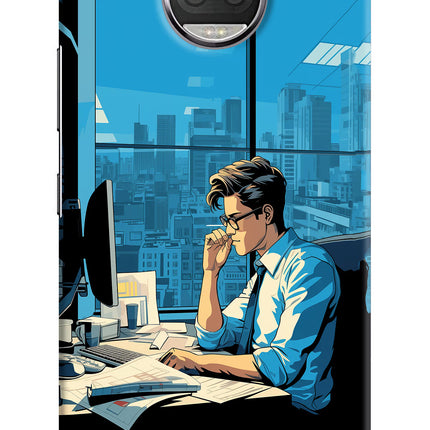 Focused Hustler (AI Generated) Moto G5S plus Hard Case Back Cover by Casekaro