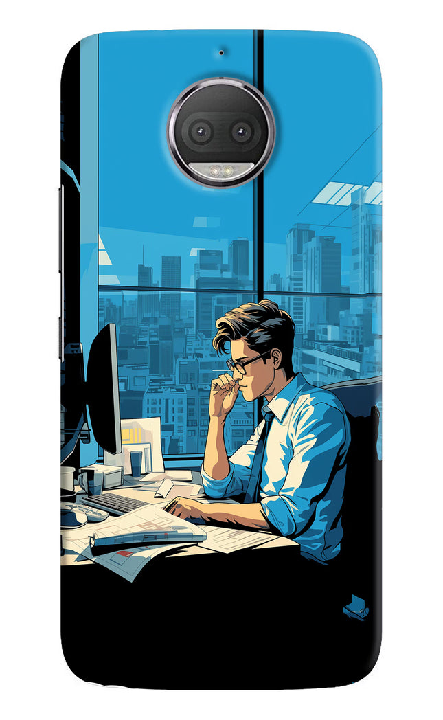 Focused Hustler (AI Generated) Moto G5S plus Hard Case Back Cover by Casekaro