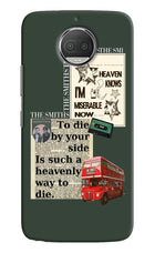 The Smiths Moto G5S plus Hard Case Back Cover by Casekaro