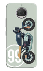 Classic Cafe Racer 99 Moto G5S plus Hard Case Back Cover by Casekaro