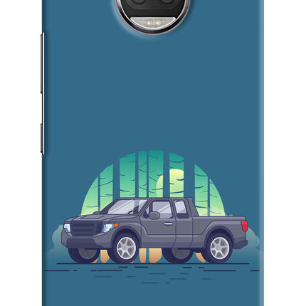 Retro Garage Vibe Moto G5S plus Hard Case Back Cover by Casekaro
