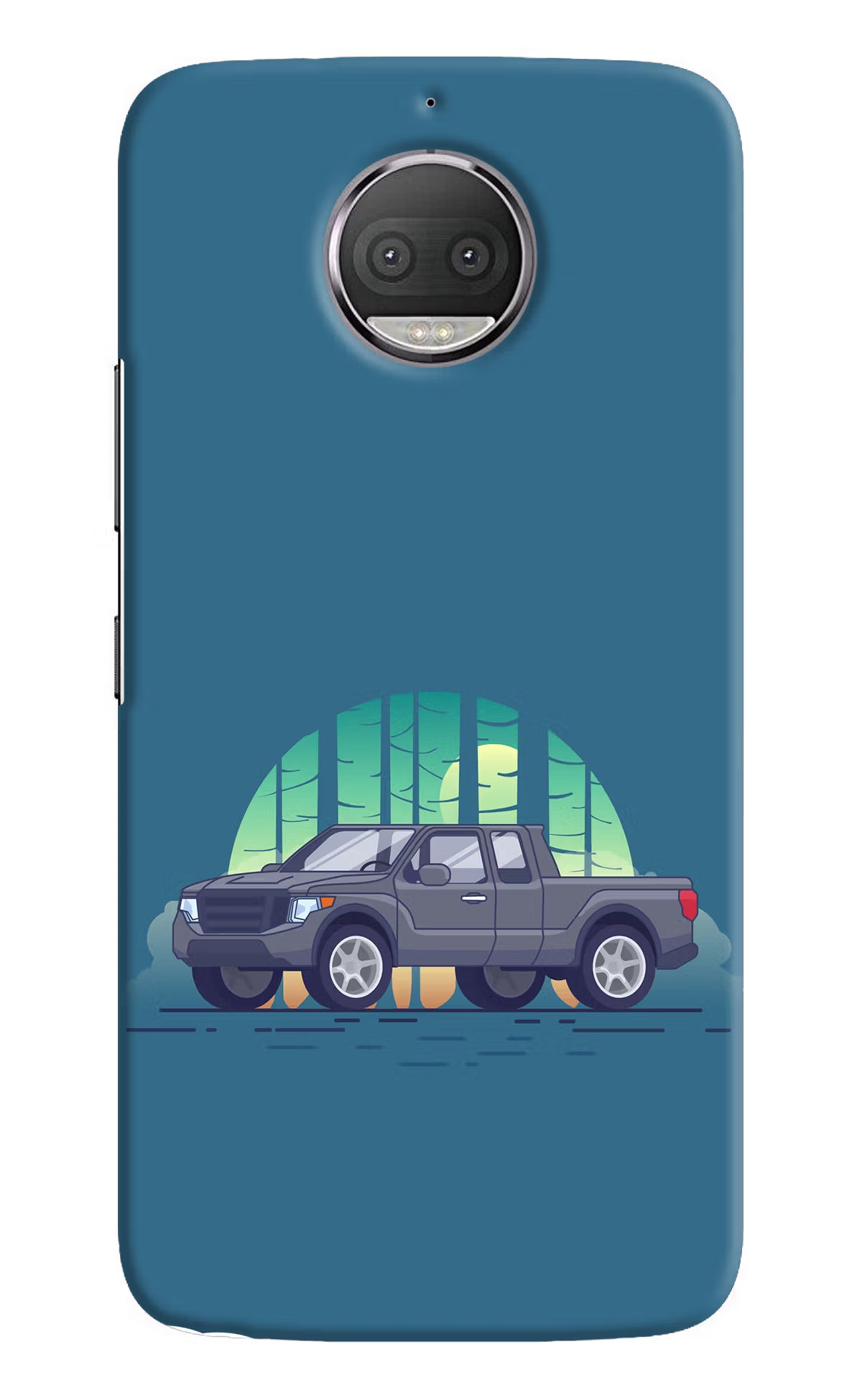 Retro Garage Vibe Moto G5S plus Hard Case Back Cover by Casekaro
