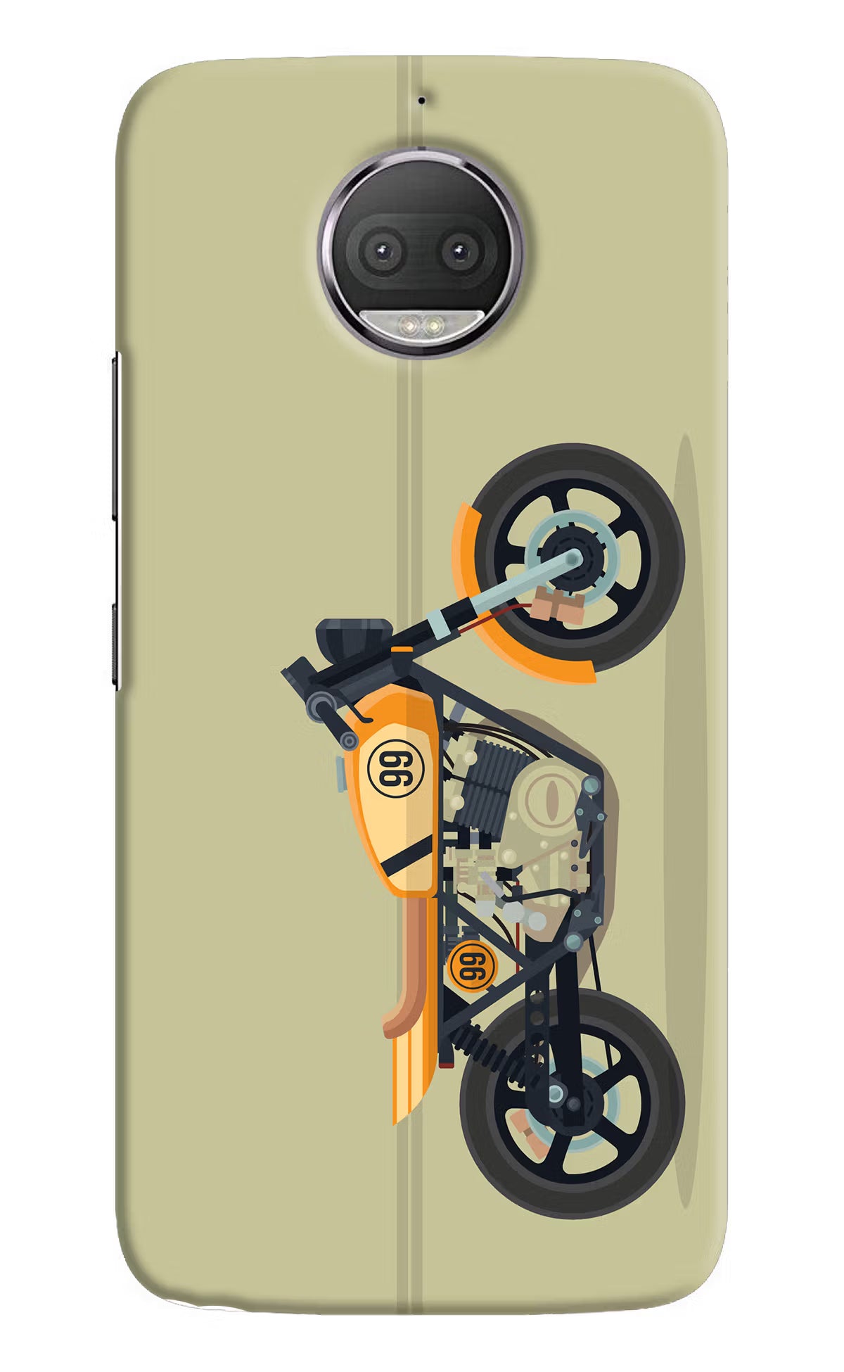 Vertical Speedster Moto G5S plus Hard Case Back Cover by Casekaro