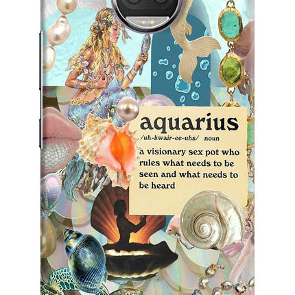 Aquarius Zodiac Moto G5S plus Hard Case Back Cover by Casekaro
