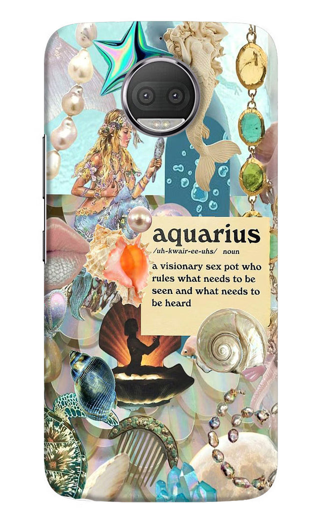 Aquarius Zodiac Moto G5S plus Hard Case Back Cover by Casekaro