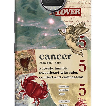 Cancer Zodiac Moto G5S plus Hard Case Back Cover by Casekaro