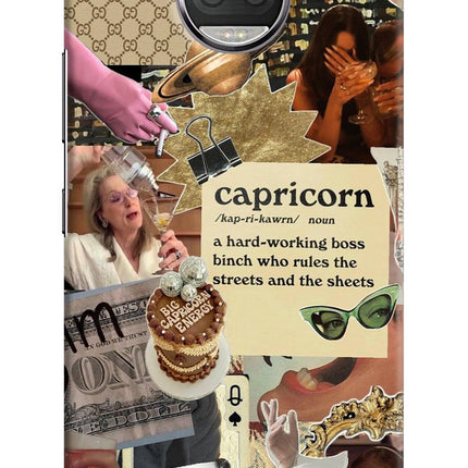Capricorn Zodiac Moto G5S plus Hard Case Back Cover by Casekaro