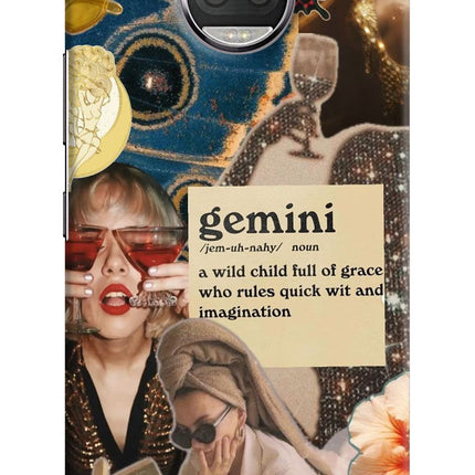 Gemini Zodiac Moto G5S plus Hard Case Back Cover by Casekaro