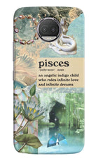 Pisces Zodiac Moto G5S plus Hard Case Back Cover by Casekaro