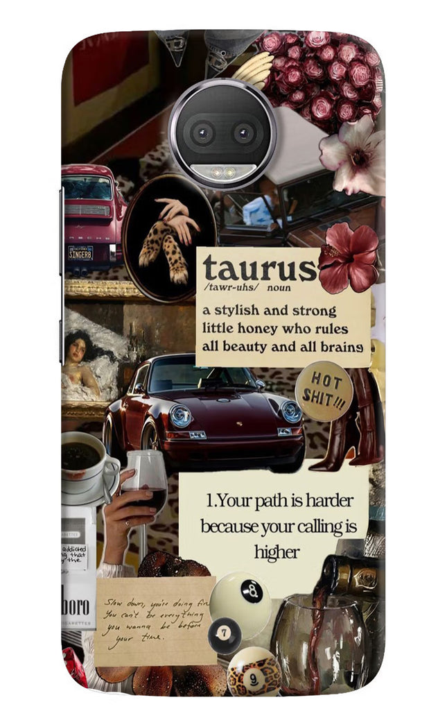 Taurus Zodiac Moto G5S plus Hard Case Back Cover by Casekaro