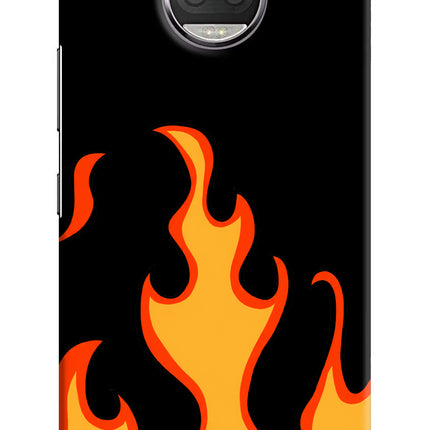 Fired Up – Black Moto G5S plus Hard Case Back Cover by Casekaro
