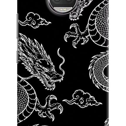 Twin Dragons Moto G5S plus Hard Case Back Cover by Casekaro