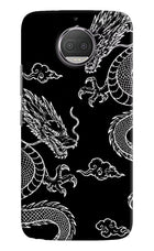 Twin Dragons Moto G5S plus Hard Case Back Cover by Casekaro
