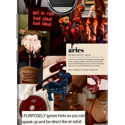 Zodiac Aries Moto G5S plus Hard Case Back Cover by Casekaro