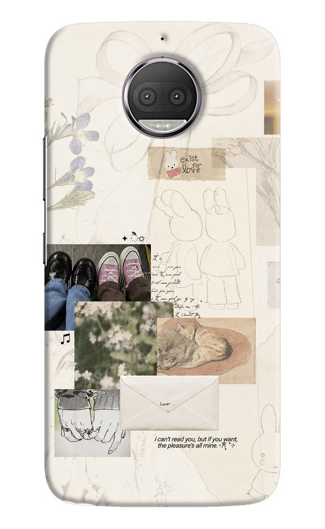 Soft Aesthetic Moto G5S plus Hard Case Back Cover by Casekaro