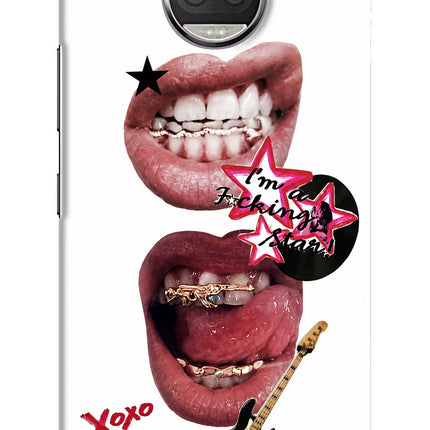 Rockstar Moto G5S plus Hard Case Back Cover by Casekaro